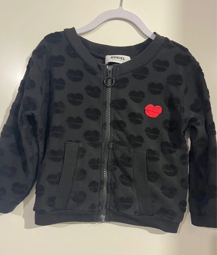 Sonia rykiel kid fille gilet noir taille 4 ans