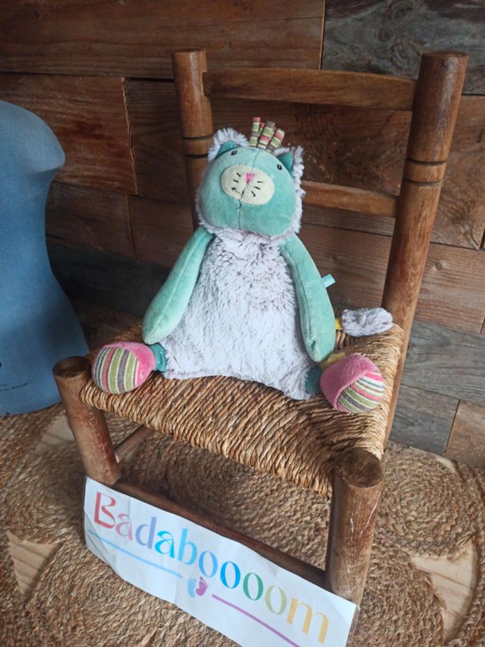 Peluche musicale les pachats moulin roty tbe - photo numéro 2