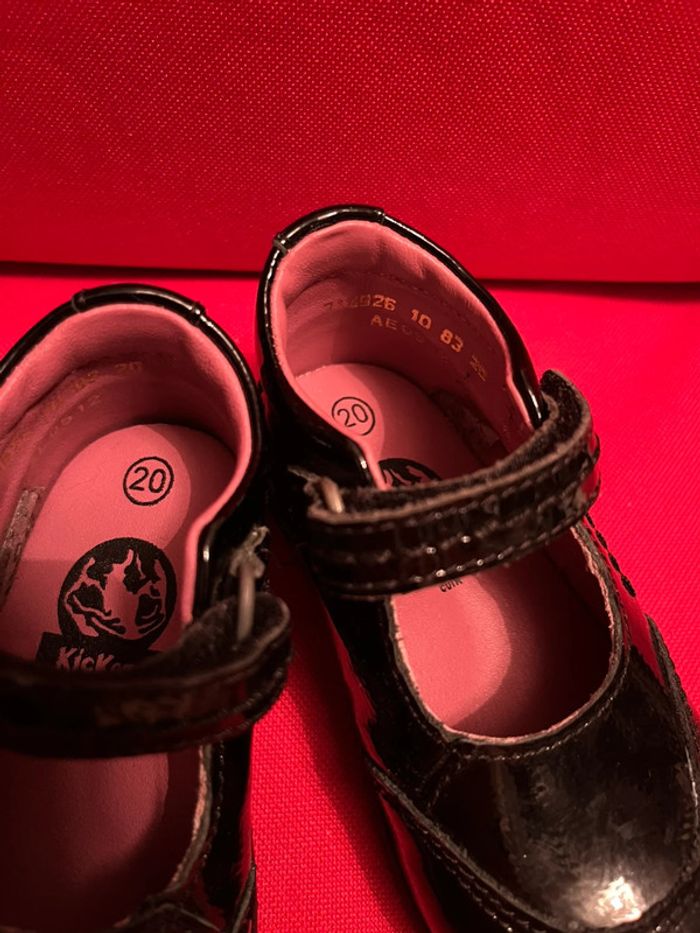 Chaussures bébé fille Kickers 20 noires vernis - photo numéro 11
