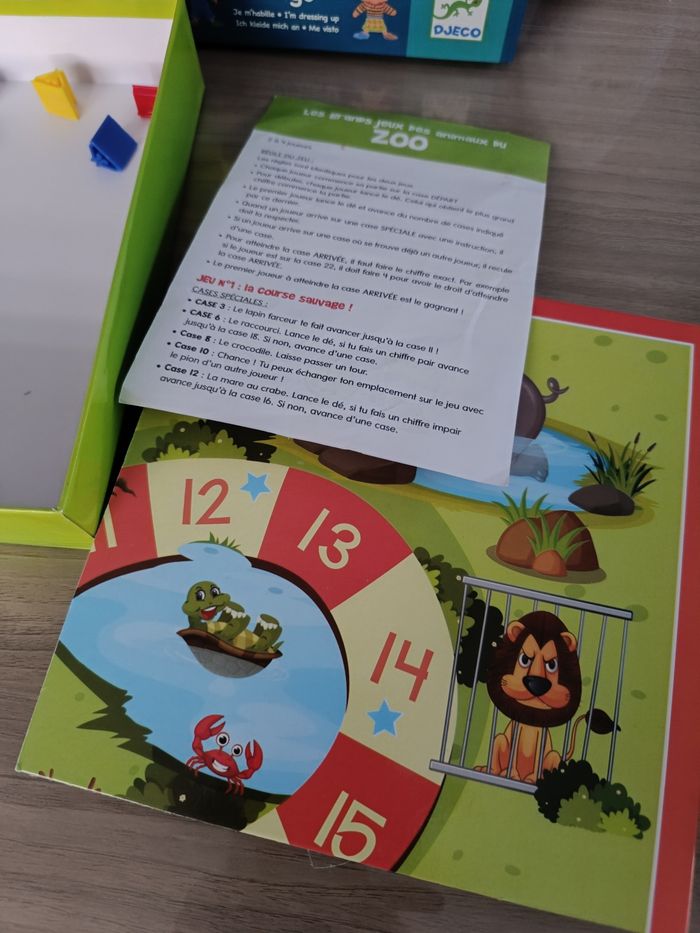 Jeu les animaux du zoo état neuf - photo numéro 3