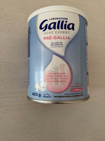 Lait pré gallia bébé expert