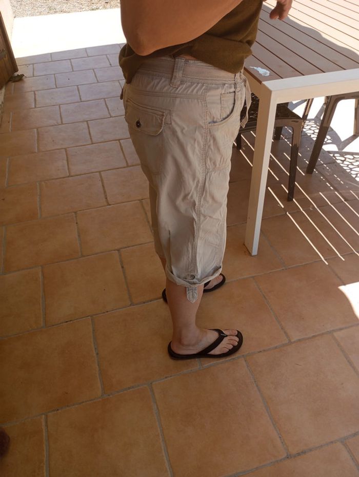 Pantacourt Beige - photo numéro 2