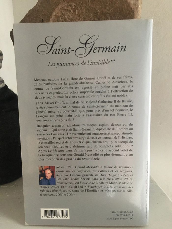 Livre Broché Saint-Germain l’homme qui ne voulait pas mourir les puissances de l’invisible - photo numéro 3