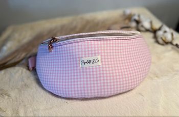 Sac banane  Vichy rose