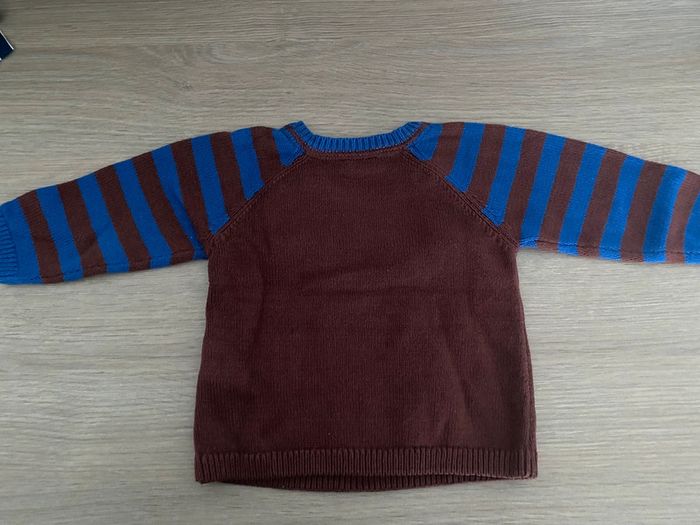 Ensemble 2 pièces pull et t-shirt manches longues DPAM 9 mois - photo numéro 3