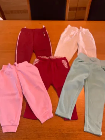 Pantalons souples fille 9-12 mois