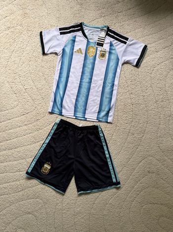 Ensemble de foot enfant argentine 10 ans