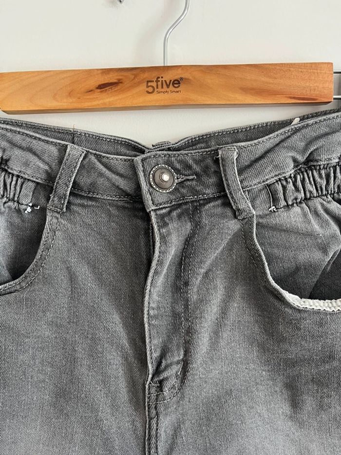 Short en jean gris Denim - photo numéro 4