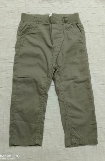 Pantalon léger kaki 18 mois