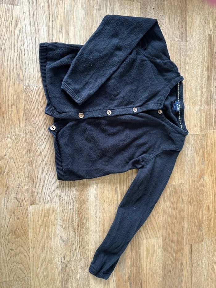 Gilet noir 3 ans kiabi - photo numéro 2