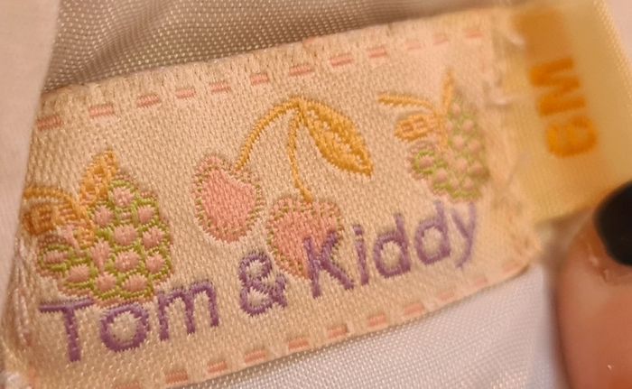 Robe blanche et rose fille taille 6 mois Tom et Kiddy - photo numéro 4