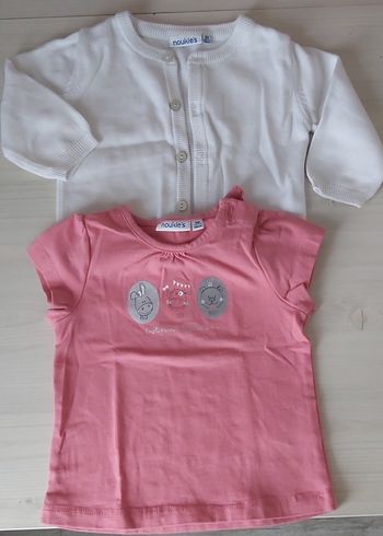 Lot gilet et t-shirt MC