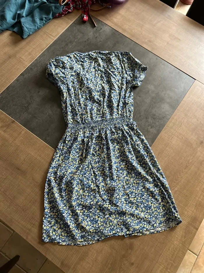Robe d’été avec motif fleur femme, cache cache taille 34 - photo numéro 4