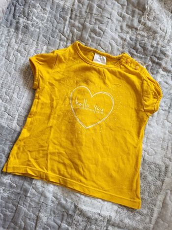 Tee shirt jaune