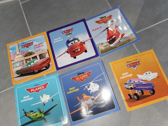 Lot livres cars planes 2