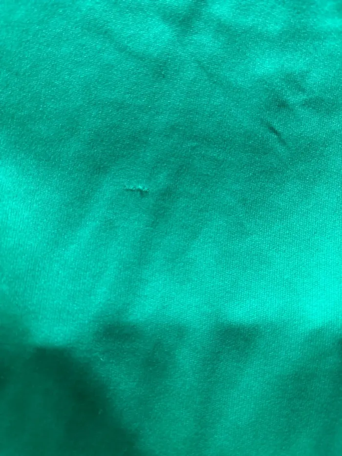 Robe 👗 bretelles t L verte fluide - photo numéro 7