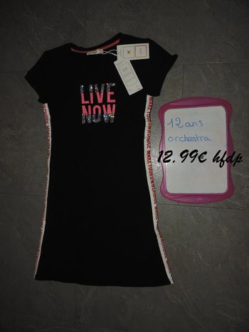 robe orchestra taille 12 ans