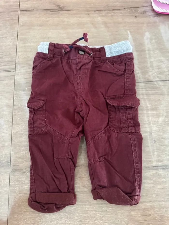 Pantalon bordeaux