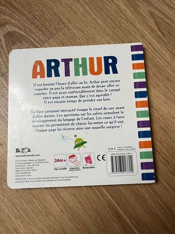 Livre interactif Arthur va au lit - photo numéro 3