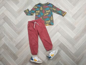 Tenue de rentrée des classes garçon 4 ans tee-shirt manches longues et jogging Catimini
