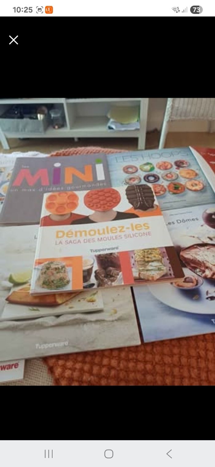 Lot de 11 livres de cuisine Tupperware - photo numéro 2
