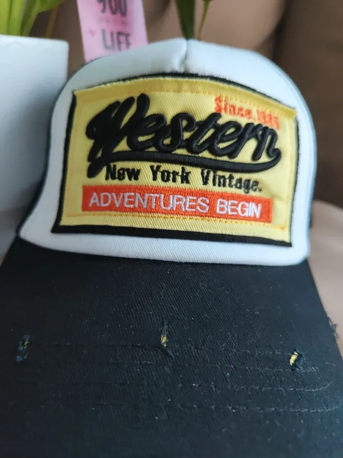 Casquette Trucker Western bordeaux - photo numéro 3