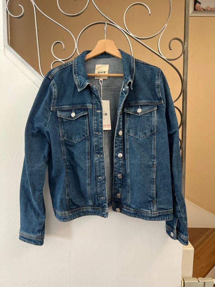 Sezane veste en jean wilfried taille L