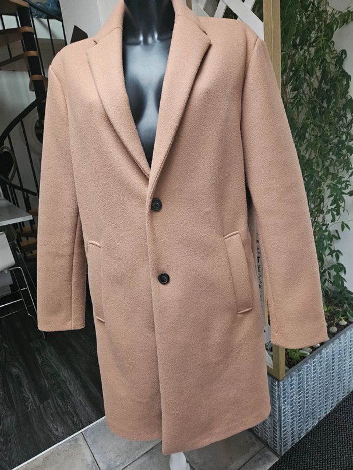 Zara manteau long marron clair taille L - photo numéro 5