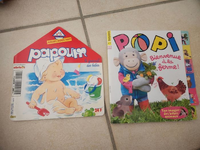 Lot de 2 magazines pour bébé