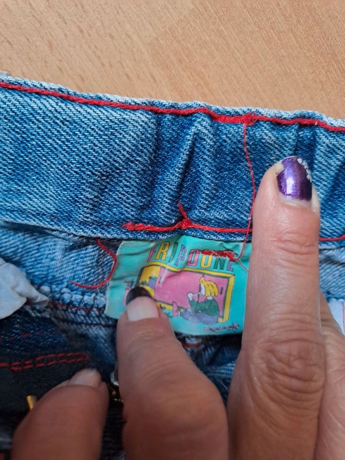 Jupe en jean #fripoune - photo numéro 3