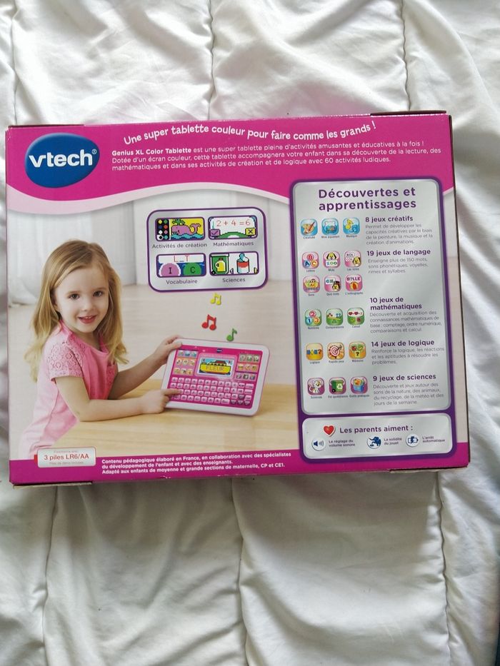 Tablette ordinateur genuis xl enfant rose - photo numéro 3