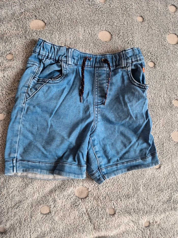 Short taille élastique en jean 8 ans