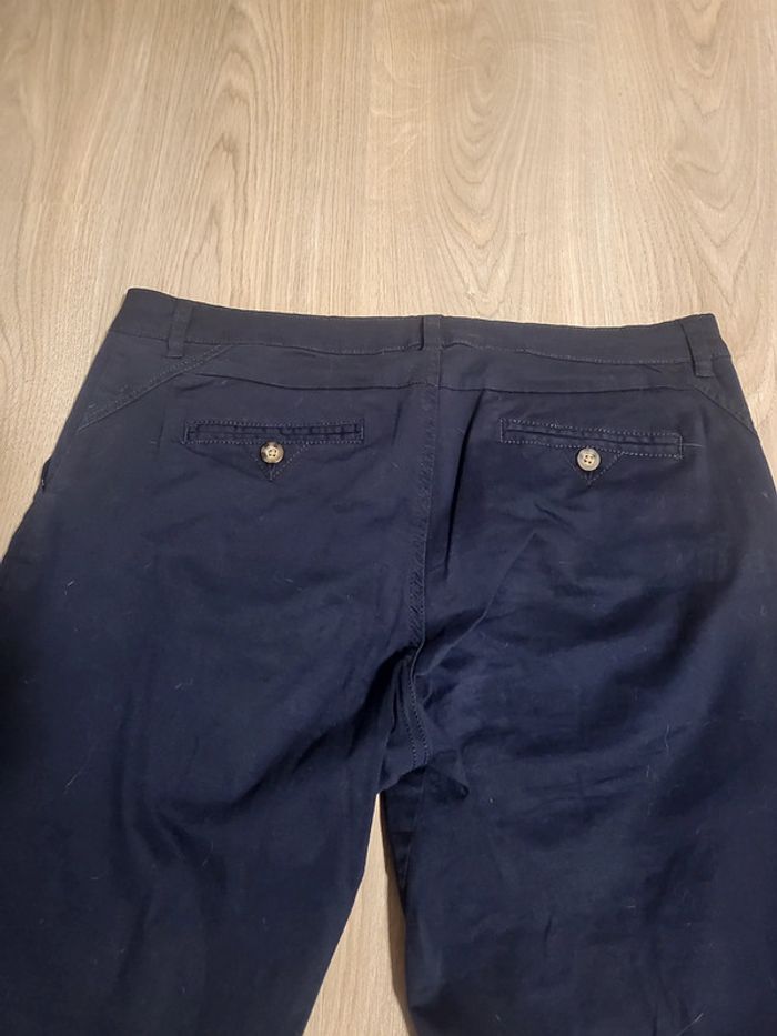 Pantalon femme bleu marine taille 42 in extenso - photo numéro 2