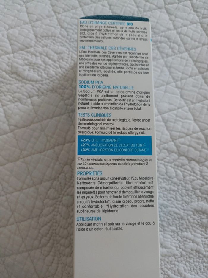 Eau Micellaire Nettoyante Démaquillante Ultra Confort Dermatherm bio 150 ml neuve - photo numéro 5