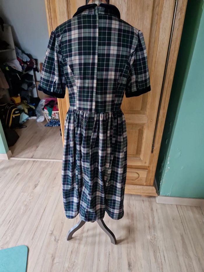 Superbe robe carreaux tartan collectif clothing taille 42 - photo numéro 5