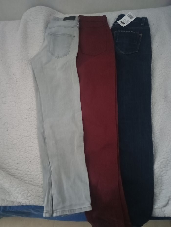 Pantalon en jean femme