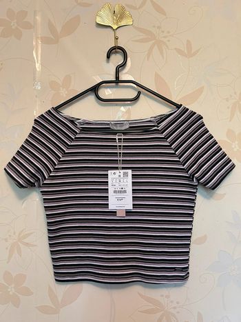 Crop top rayures • taille L