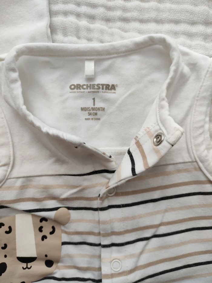 Ensemble bébé mixte 1 mois et 3 mois Safari - photo numéro 5