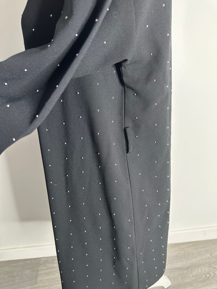 Robe noire et argentée strass et clous IKKS T36 S - photo numéro 4