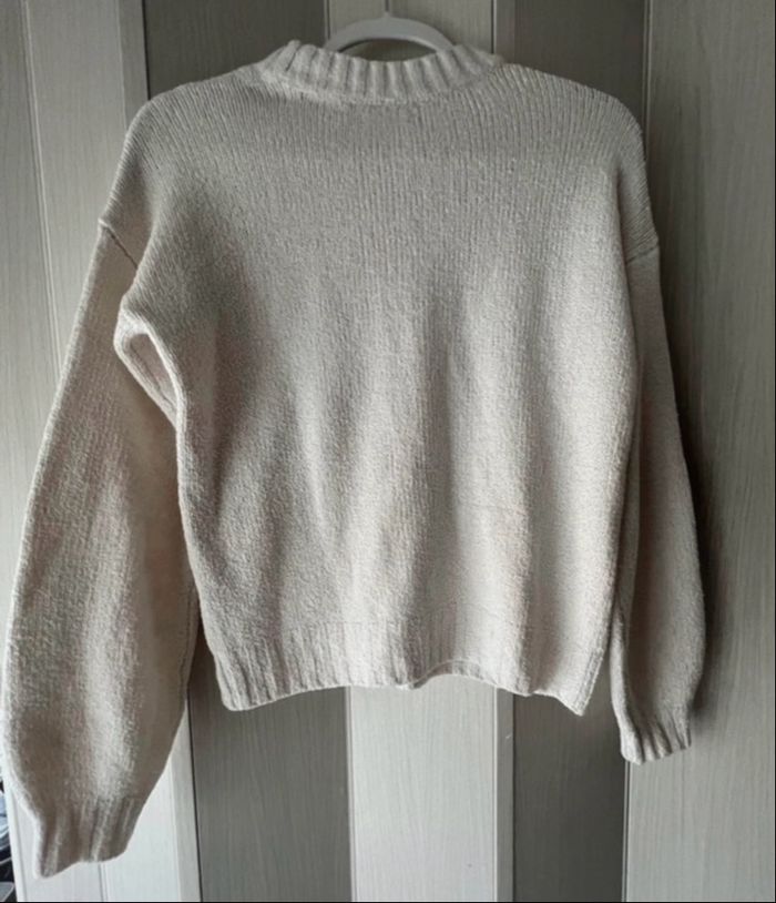 Pull blanc, Hollister - photo numéro 2