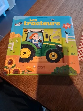 Livres puzzle tracteur