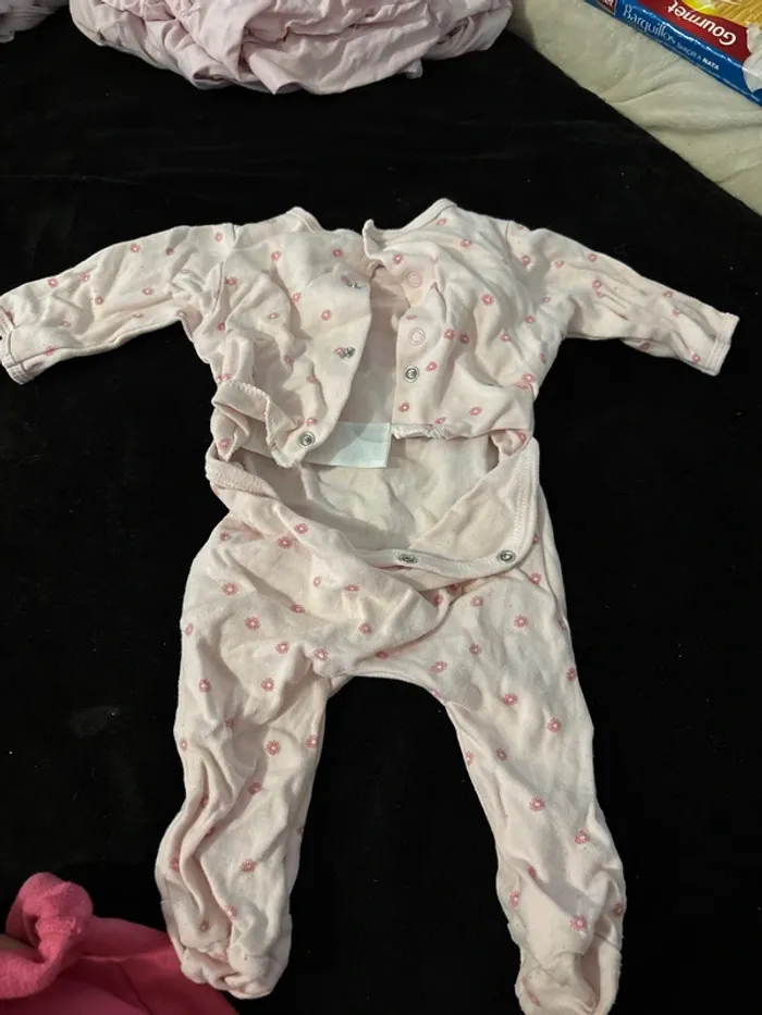 Pyjama fin bébé fille 3 mois - photo numéro 3