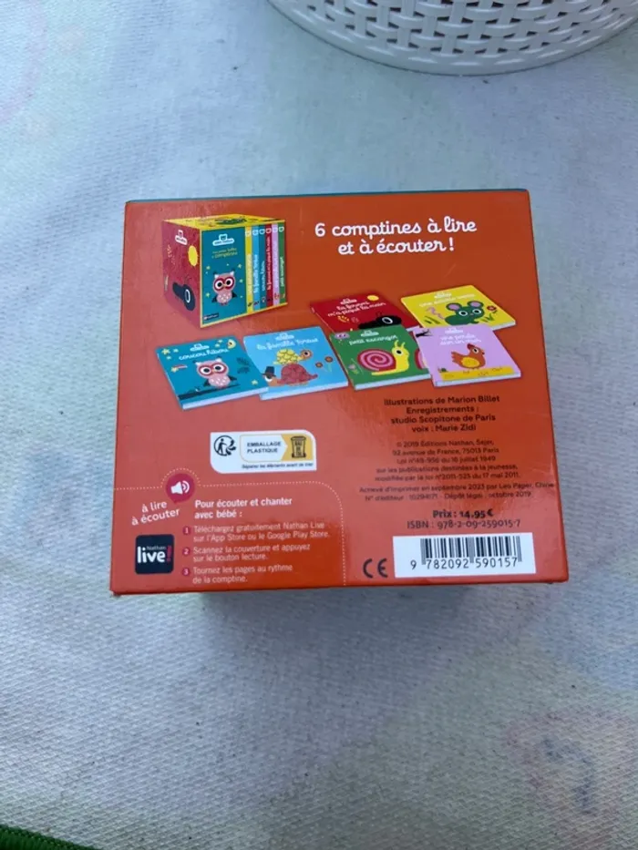 Lot de livres Ma Petite Boîte à Comptines - photo numéro 4