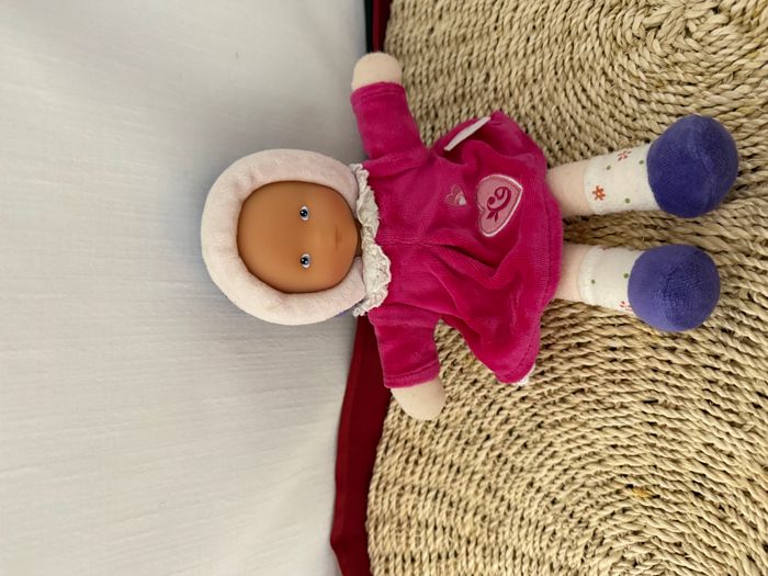 Poupée COROLLE doudou rose fushia - photo numéro 5