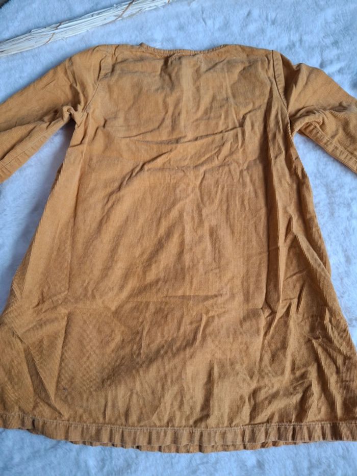 👧 3 ans - robe hiver manche longue moutarde DPAM - photo numéro 8
