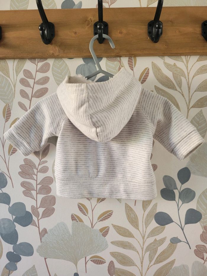 Gilet à capuche fourré - 50cm - photo numéro 2