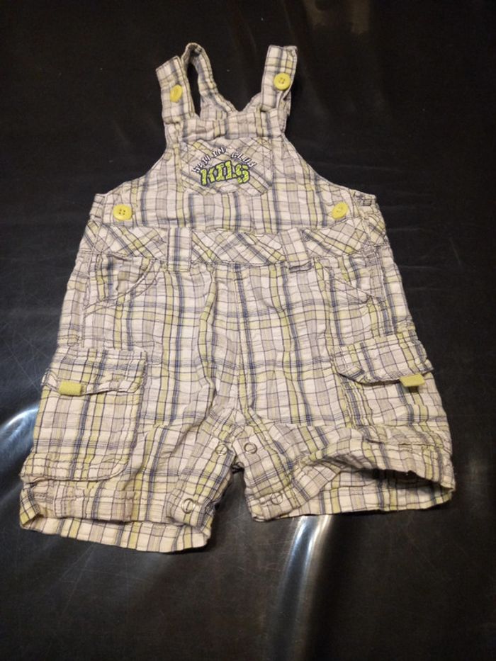 Salopette short 6 mois