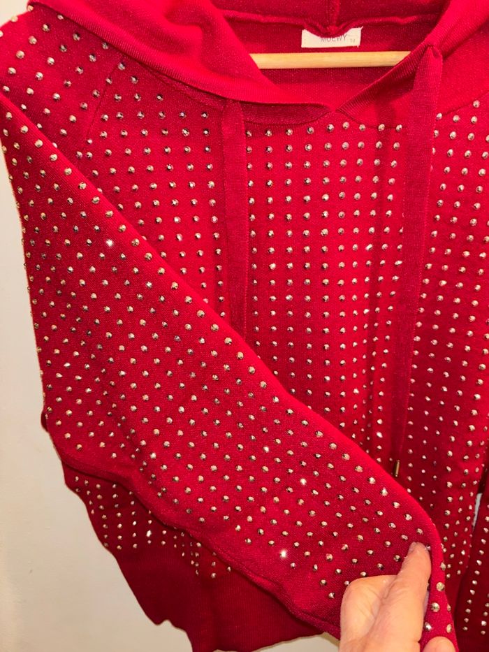 Pull capuche sequins - photo numéro 3
