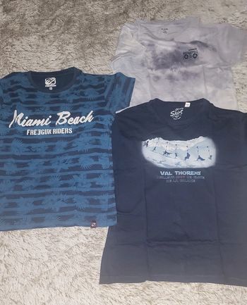 Lot tee-shirt manches courtes 10 ans