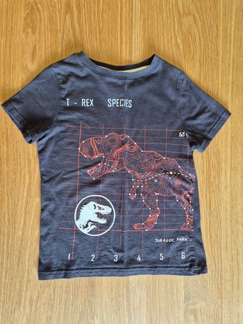 Tee shirt manches courtes Jurrasic Park 8 ans